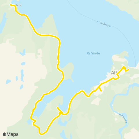 Snelandia Alta - Talvik map