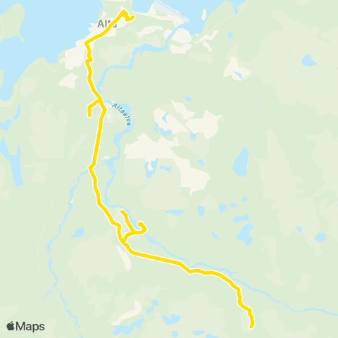 Snelandia Alta - Thomasbakken - Gargia map