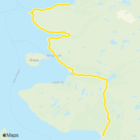 Snelandia Rafsbotn - Storekorsnes map