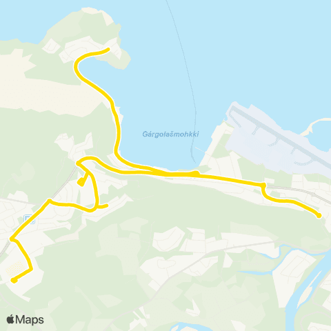 Snelandia Alta sentrum - Amtmannsnes map