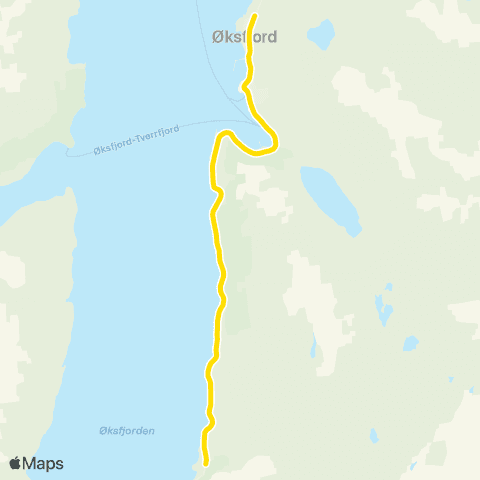 Snelandia Fruvika - Høgtun skole map