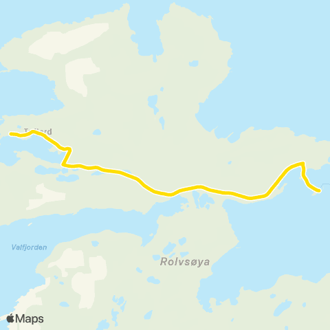 Snelandia Gunnarnes - Tufjord map