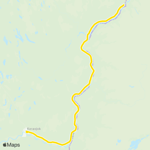 Snelandia Port - Karasjok map