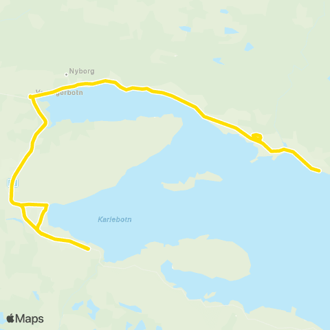 Snelandia Mortensnes - Karlebotn map