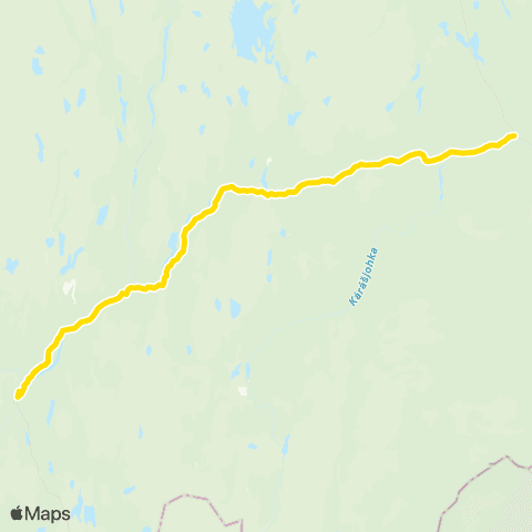 Snelandia Fleks Kautokeino - Karasjok map