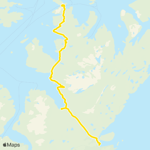 Snelandia Fleks Havøysund - Olderfjord map