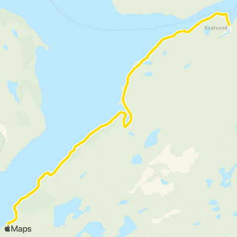 Snelandia Fleks Saraby - Kvalsund map