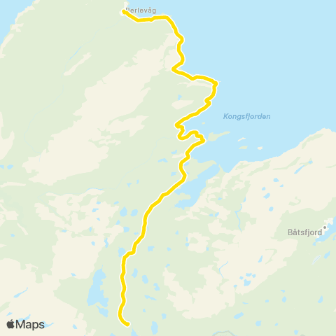 Snelandia Fleks Gednje kryss - Berlevåg map