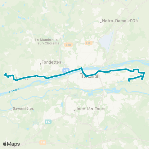 Fil bleu Vaugareau - Bois de Plante map