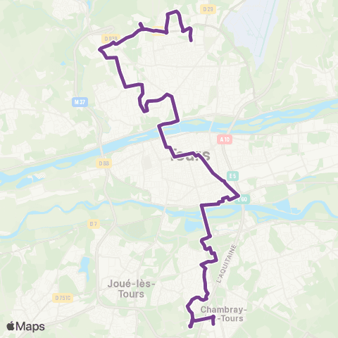 Fil bleu Santé NCT+ - Chambray 2 Sud map