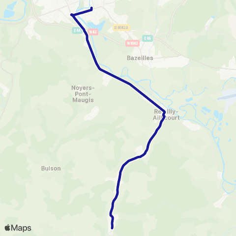 Fluo 08 Raucourt / Sedan map
