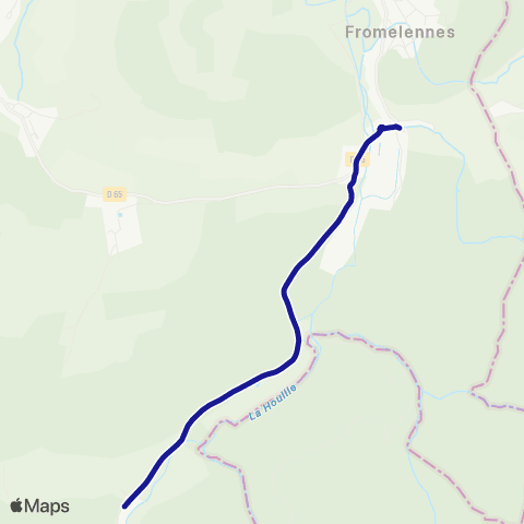Fluo 08 Landrichamps / Fromelennes map
