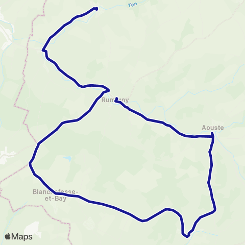 Fluo 08 Bossus-lès-Rumigny / Rumigny map