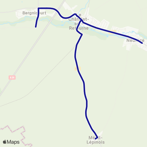 Fluo 08 Ménil-Lépinois / Neuflize map