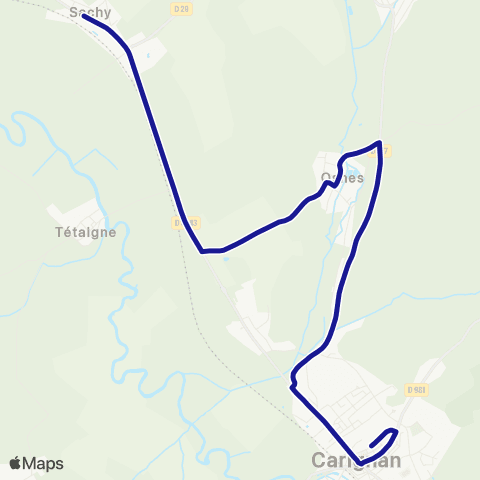 Fluo 08 Sachy / Carignan map