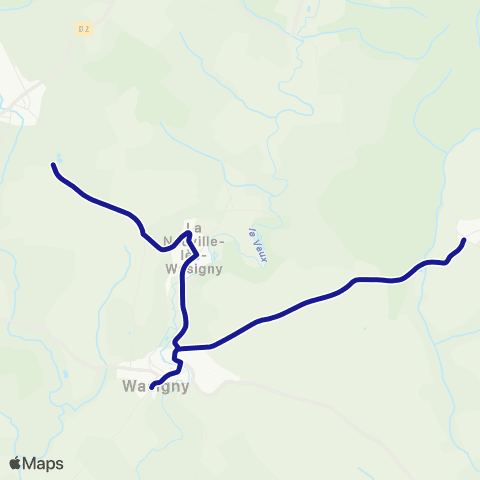 Fluo 08 Grandchamp / Wasigny map