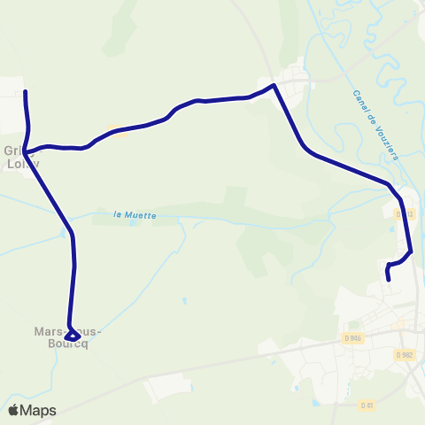 Fluo 08 Grivy-Loisy / Vouziers map