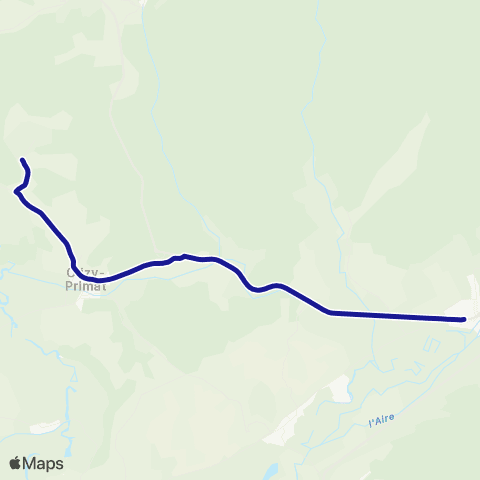 Fluo 08 Olizy-Primat / Grandpré map