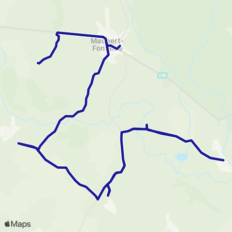 Fluo 08 Girondelle / Maubert-Fontaine map