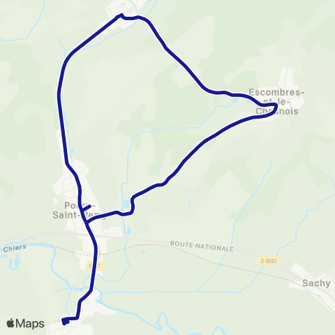 Fluo 08 Brevilly / Pouru-St-Rémy map