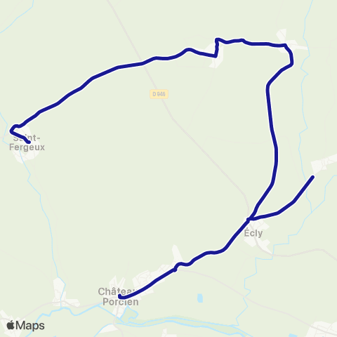 Fluo 08 Écly / Château-Porcien map