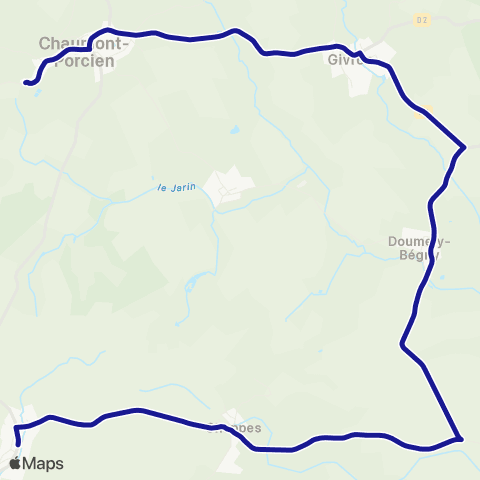 Fluo 08 Remaucourt / Chaumont-Porcien map