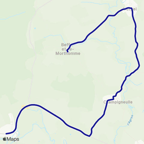 Fluo 08 Beffu-et-le-Morthomme / Grandpré map