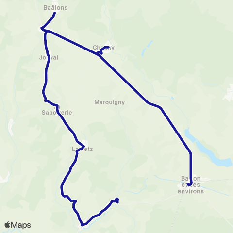 Fluo 08 Chagny / le Chesne map