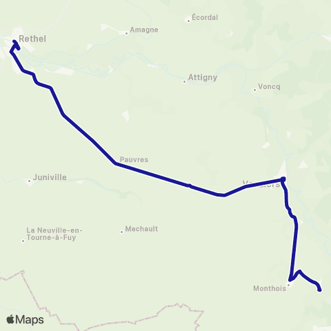 Fluo 08 TAD / Buzancy / Rethel map