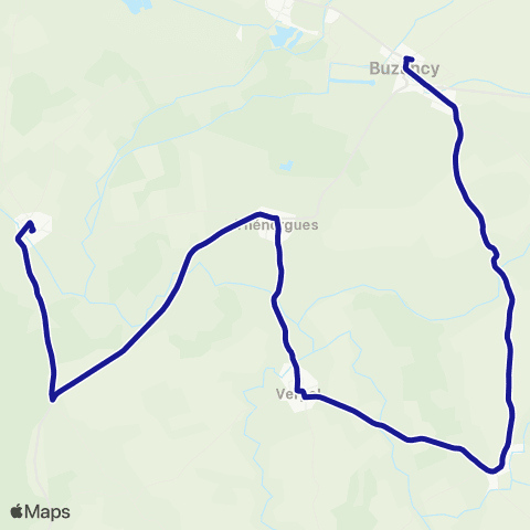 Fluo 08 Briquenay / Buzancy map