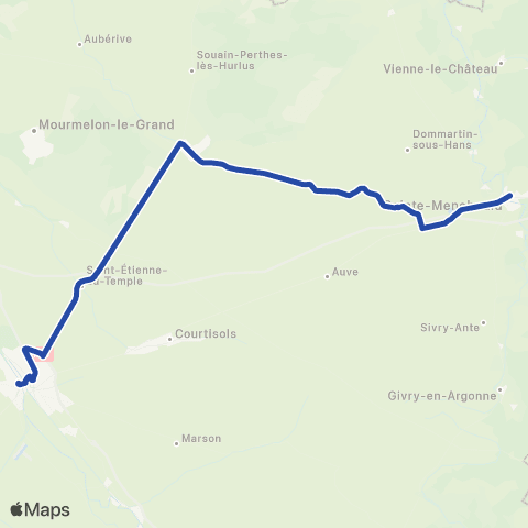 Fluo 51 Ste-Menéhould / Châlons-en-Champagne map
