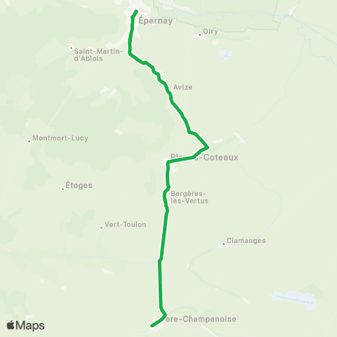 Fluo 51 Fère-Champenoise / Épernay map
