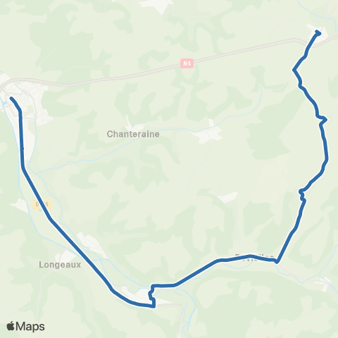 Fluo 55 - TAD St Aubin sur Aire - Ligny en Barrois map