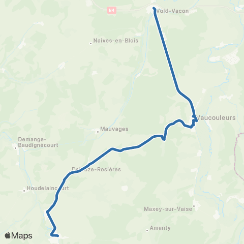 Fluo 55 - TAD Gondrecourt le Château - Void Vacon map