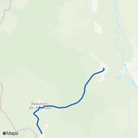 Fluo 55 Beaufort-en-Argonne / Laneuville-Meuse map