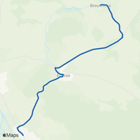 Fluo 55 Brouennes / Mouzay map
