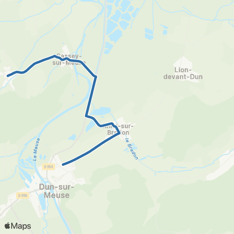 Fluo 55 Mont-Dvt-Sassey / Dun-sur-Meuse map