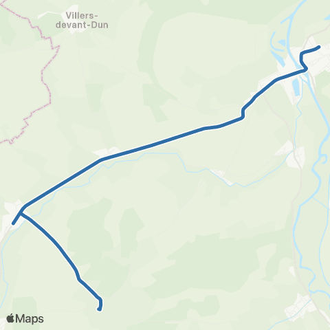 Fluo 55 Cunel / Dun-sur-Meuse map
