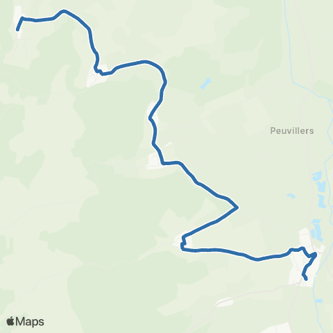 Fluo 55 Lissey / Damvillers / Brandeville map