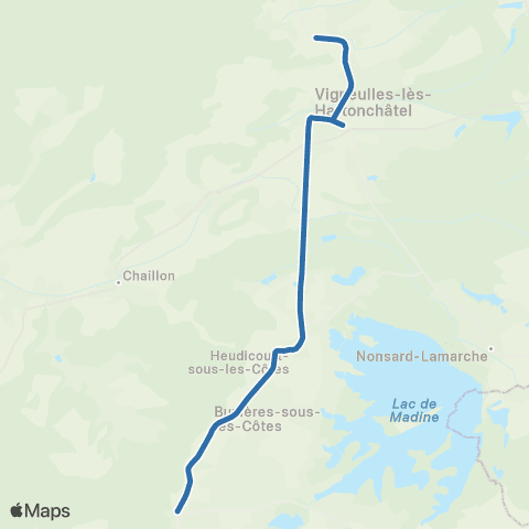 Fluo 55 Buxieres-ss-les-Côtes / Vigneulles map