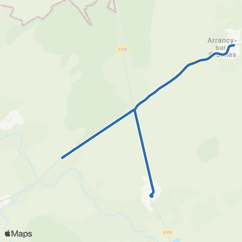 Fluo 55 Arrancy-sur-Crusnes / Rouvrois-Othain map