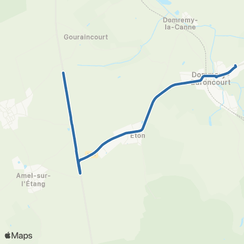 Fluo 55 Senon / Dommary-Baroncourt map