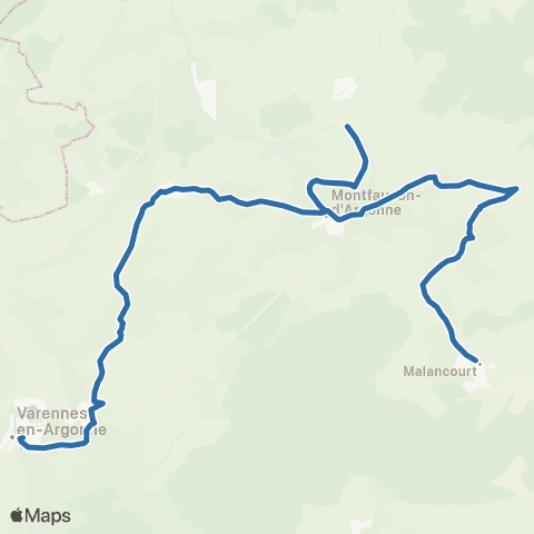 Fluo 55 Malancourt / Varennes-en-Argonne map