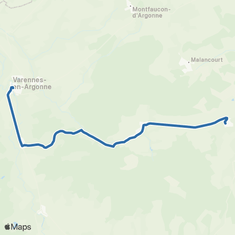 Fluo 55 Esnes-en-Argonne / Varennes-en-Argonne map