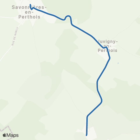 Fluo 55 Brauvilliers / Savonnieres-en-Perthois map