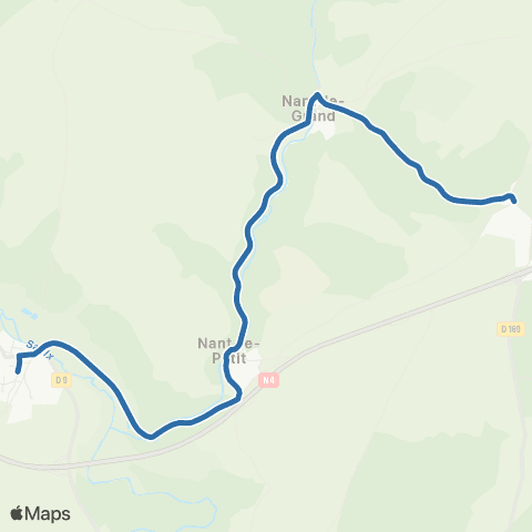 Fluo 55 Maulan / Stainville map