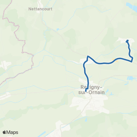 Fluo 55 Villers-aux-Vents / Revigny-sur-Ornain map