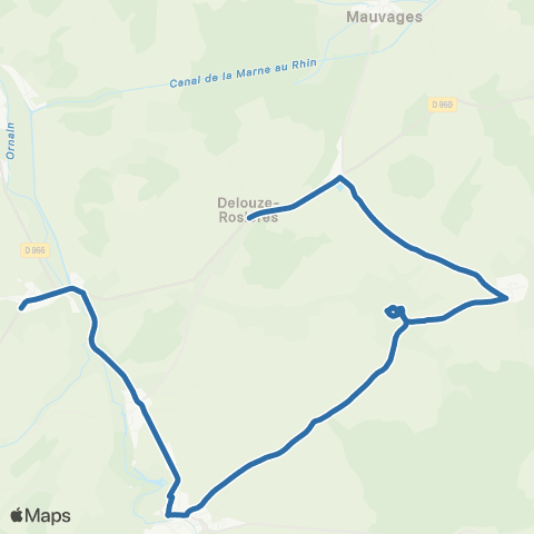 Fluo 55 Badonvilliers / Houdelaincourt map