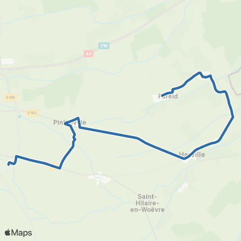 Fluo 55 Pareid / Fresnes-en-Woëvre map