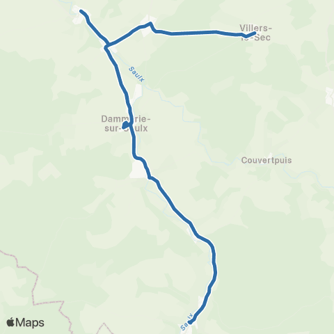 Fluo 55 Villers-le-Sec / le Bouchon-sur-Saulx map